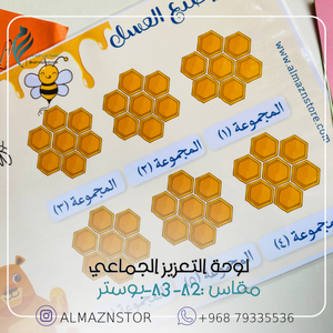 لوحة التعزيز الجماعي (من يصنع العسل )